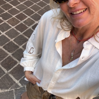 NUMERO155&nbsp;CAMICIA RUBINO&nbsp;BIANCO